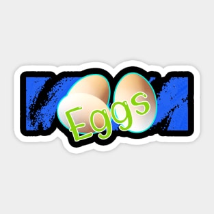 Eggs Sticker